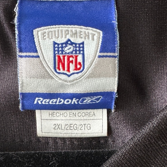Steelers Roetglisberger 7 Reebok Black NFL Equipment Jersey - Picture 2 of 11